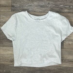 Aritzia Gray Short Sleeve Tee